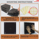 Pyramid Acoustic Panels With High Density Sound Proof Studio Noise, Absorption And Cancellation 3D Structure Panels With 50 Density (Charcoal Black Pack of 6) Pyramid Acoustic Panels With High Density Sound Proof Studio Noise, Absorption And Cancellation 3D Structure Panels With 50 Density (Charcoal Black Pack of 6)