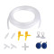 PREMIER PLANTS 10 Meter PVC Hose Oxygen Pipe, 2 Aquarium Controller, 2 T-Way Air Connectors, 2 I-Way Connectors, 2 Aquarium Air Stones, 2 Suction Cups, 1 No of 4 Way Air Connector (12 Pcs)