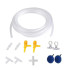 PREMIER PLANTS 10 Meter PVC Hose Oxygen Pipe, 2 Aquarium Controller, 2 T-Way Air Connectors, 2 I-Way Connectors, 2 Aquarium Air Stones, 2 Suction Cups, 1 No of 4 Way Air Connector (12 Pcs)