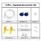 PREMIER PLANTS 10 Meter PVC Hose Oxygen Pipe, 2 Aquarium Controller, 2 T-Way Air Connectors, 2 I-Way Connectors, 2 Aquarium Air Stones, 2 Suction Cups, 1 No of 4 Way Air Connector (12 Pcs) PREMIER PLANTS 10 Meter PVC Hose Oxygen Pipe, 2 Aquarium Controller, 2 T-Way Air Connectors, 2 I-Way Connectors, 2 Aquarium Air Stones, 2 Suction Cups, 1 No of 4 Way Air Connector (12 Pcs)