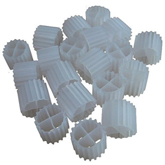 K1 Moving Bed Biofilm Reactor for Aquaponics Aquaculture Hydroponics Ponds Aquariums (1 Gallon) K1 Moving Bed Biofilm Reactor for Aquaponics Aquaculture Hydroponics Ponds Aquariums (1 Gallon)