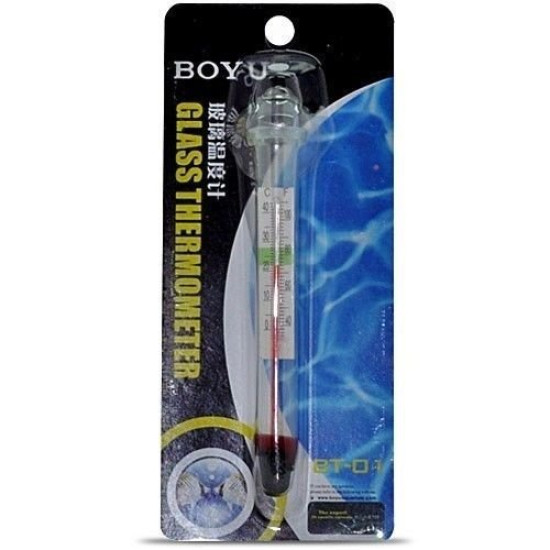 Boyu BT-01 Submersible Glass Thermometer Aquarium Accessory Boyu BT-01 Submersible Glass Thermometer Aquarium Accessory