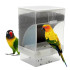 Premier Plants Birds Food Feeder Anti Spill Plastic Bird Feeder for Birtds Cage 500Ml