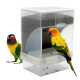 Premier Plants Birds Food Feeder Anti Spill Plastic Bird Feeder for Birtds Cage 500Ml Premier Plants Birds Food Feeder Anti Spill Plastic Bird Feeder for Birtds Cage 500Ml