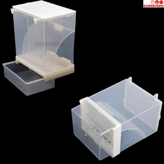 Premier Plants Birds Food Feeder Anti Spill Plastic Bird Feeder for Birtds Cage 500Ml Premier Plants Birds Food Feeder Anti Spill Plastic Bird Feeder for Birtds Cage 500Ml