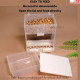 Premier Plants Birds Food Feeder Anti Spill Plastic Bird Feeder for Birtds Cage 500Ml Premier Plants Birds Food Feeder Anti Spill Plastic Bird Feeder for Birtds Cage 500Ml