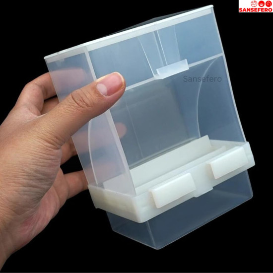 Premier Plants Birds Food Feeder Anti Spill Plastic Bird Feeder for Birtds Cage 500Ml Premier Plants Birds Food Feeder Anti Spill Plastic Bird Feeder for Birtds Cage 500Ml