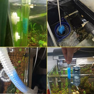  1.55M Tube Cleaning Brush Flexible Double Head Aquarium Filter Pipe Hose Clean Tool