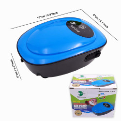 Premier Plants RS Electrical Aquarium 1W AC DC Plastic Emergency Air Pump with Rechargeable Lithium - RS 313
