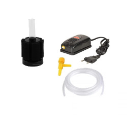 Premier Plants Xy-2835 Biochemical Sponge Filter,3 meter tube, 1 Air contrtoller and Silent one way air pump