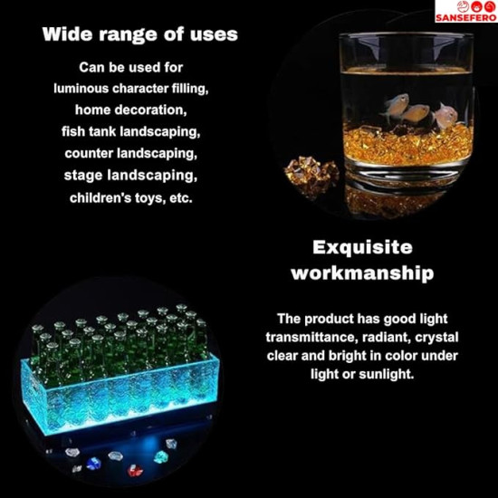 Multicolored Acrylic Diamonds Faux Crystals for Home Decor Vase Fillers Aquarium Acrylic Ice Rock Cubes Gems for Decoration Stones, Shiny Pebbles (Multicolored 200 Grams) Multicolored Acrylic Diamonds Faux Crystals for Home Decor Vase Fillers Aquarium Acrylic Ice Rock Cubes Gems for Decoration Stones, Shiny Pebbles (Multicolored 200 Grams)