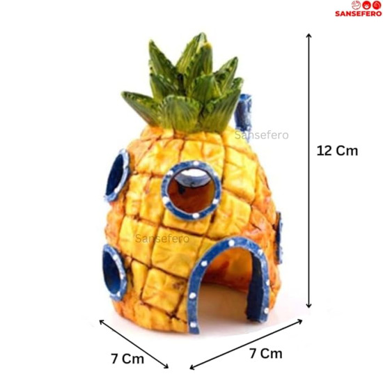 Premier Plants Spongebob Squarepants Pineapple House and Colorful Miniature 6 Piece Set Aquarium Ornament for Aquarium Decoration and Home Decoration etc. Premier Plants Spongebob Squarepants Pineapple House and Colorful Miniature 6 Piece Set Aquarium Ornament for Aquarium Decoration and Home Decoration etc.