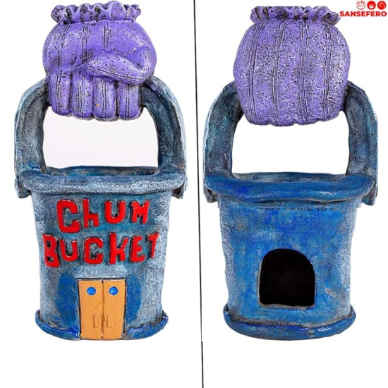 Premier Plants Spongebob Squarepants Chum Bucket 1 Piece Aquarium Ornament for Aquarium Decoration and Home Decoration etc. Premier Plants Spongebob Squarepants Chum Bucket 1 Piece Aquarium Ornament for Aquarium Decoration and Home Decoration etc.