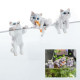 Cute Tiny Hanging Kitten Cat Decoration Ornament for Fish Tank, Table, Flower Pot, Mini Cat Climbers for Hanging Ornament Decoration Ornament (3 Pcs) Cute Tiny Hanging Kitten Cat Decoration Ornament for Fish Tank, Table, Flower Pot, Mini Cat Climbers for Hanging Ornament Decoration Ornament (3 Pcs)