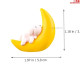 Premier Plants Floating Mini Cute Moon and Dog for Aquarium Fish Tank Decorative Simulation Ornaments (Moon ComboPack of 2) Premier Plants Floating Mini Cute Moon and Dog for Aquarium Fish Tank Decorative Simulation Ornaments (Moon ComboPack of 2)