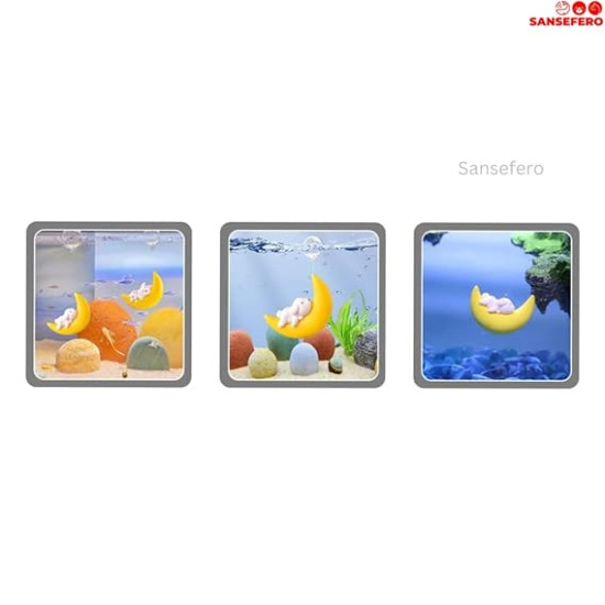 Premier Plants Floating Mini Cute Moon and Dog for Aquarium Fish Tank Decorative Simulation Ornaments (Moon ComboPack of 2) Premier Plants Floating Mini Cute Moon and Dog for Aquarium Fish Tank Decorative Simulation Ornaments (Moon ComboPack of 2)