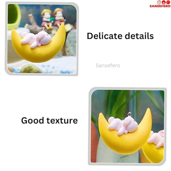 Premier Plants Floating Mini Cute Moon and Dog for Aquarium Fish Tank Decorative Simulation Ornaments (Moon ComboPack of 2) Premier Plants Floating Mini Cute Moon and Dog for Aquarium Fish Tank Decorative Simulation Ornaments (Moon ComboPack of 2)