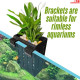 Premier Plants Black Adjustable Water Plant Holder Pot Cup for Aquarium Fish Tank Decoration and Aquascape Aquaponic Plant Growing Landscape Plants Cup Decoration Hanging Type (Pack of 2) Premier Plants Black Adjustable Water Plant Holder Pot Cup for Aquarium Fish Tank Decoration and Aquascape Aquaponic Plant Growing Landscape Plants Cup Decoration Hanging Type (Pack of 2)