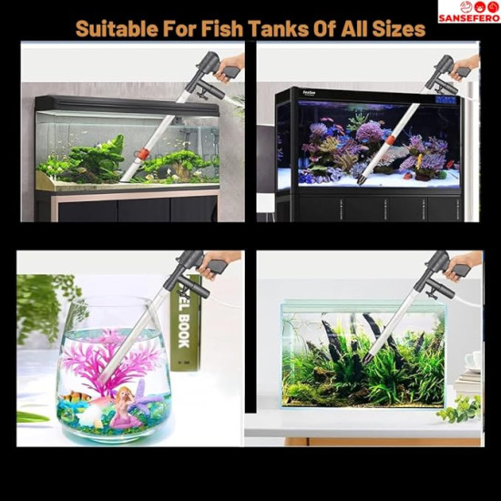 Aquarium Gravel Cleaner Ql-09G 3 In 1 Combo Water Changer With Algae Scrapeer For Aquarium Fish Tank Upto 92Cm Height (Gun Syphon Ql-09G) Aquarium Gravel Cleaner Ql-09G 3 In 1 Combo Water Changer With Algae Scrapeer For Aquarium Fish Tank Upto 92Cm Height (Gun Syphon Ql-09G)