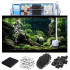 Acrylic Transparent Multi Top Filter for Aquarium Fish Tank Sump Filter with Pump & Filter Pad Bio Wheel Water Flow Adjuster with Filter Media Kit (GD-17)