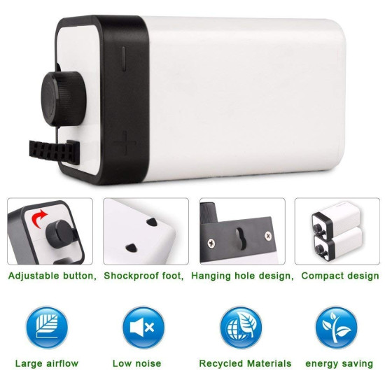 Sunsun CT 202 Two Way Aquarium Air Pump Super Silent with Adjustable Air Flow Sunsun CT 202 Two Way Aquarium Air Pump Super Silent with Adjustable Air Flow