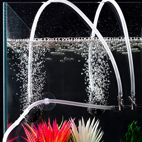 Plastic Aquarium 2 Nozzle Air Pump with 3 Meter Pipe and 2 Air Stones (Sobo SB-9905A) Plastic Aquarium 2 Nozzle Air Pump with 3 Meter Pipe and 2 Air Stones (Sobo SB-9905A)
