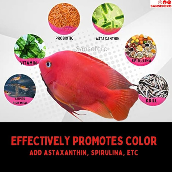 Premier Plants Inch Gold Parrot Pellet Fish Food for Aquarium All Life Stages (380 Gram) Premier Plants Inch Gold Parrot Pellet Fish Food for Aquarium All Life Stages (380 Gram)
