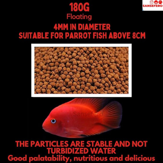 Premier Plants Inch Gold Parrot Pellet Fish Food for Aquarium All Life Stages (180 Gram) Premier Plants Inch Gold Parrot Pellet Fish Food for Aquarium All Life Stages (180 Gram)