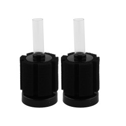 XY-2835 Biochemical Sponge Filter for Fry Shirmp and Small Fishes Aquarium (Pack of 2)
