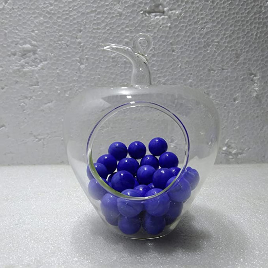 Coloured Glass Marble Balls for Home Decoration/Aquarium/Vase fillers 100 pcs (Blue) Coloured Glass Marble Balls for Home Decoration/Aquarium/Vase fillers 100 pcs (Blue)