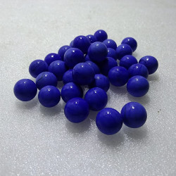 Coloured Glass Marble Balls for Home Decoration/Aquarium/Vase fillers 100 pcs (Blue)