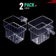 SANSEFERO Premier Plants Water Plant Holder Pot Cup for Aquarium Fish Tank Decoration and Aquascape Aquaponic Plant Growing Landscape Plants Cup Decoration Hanging Type (Pack of 2) SANSEFERO Premier Plants Water Plant Holder Pot Cup for Aquarium Fish Tank Decoration and Aquascape Aquaponic Plant Growing Landscape Plants Cup Decoration Hanging Type (Pack of 2)