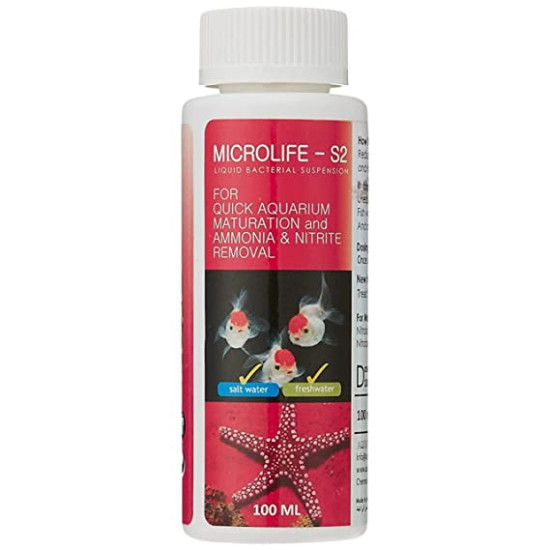 Aquatic Remedies Micro Life S2 Aquarium Water Conditioner, 100 ml Aquatic Remedies Micro Life S2 Aquarium Water Conditioner, 100 ml