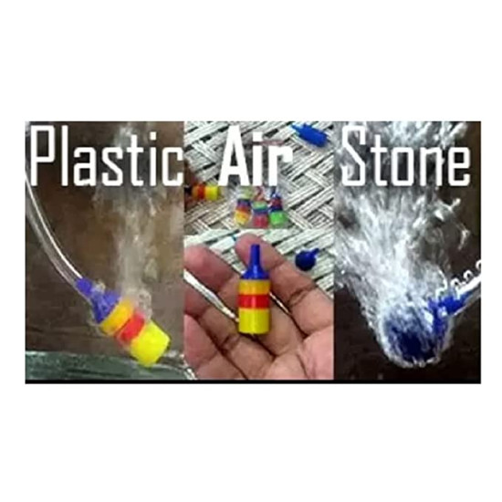Multicolor Plastic Air Stone/Diffuser/Oxygen Bubble Stone for Aquarium (Pack of 5) Multicolor Plastic Air Stone/Diffuser/Oxygen Bubble Stone for Aquarium (Pack of 5)