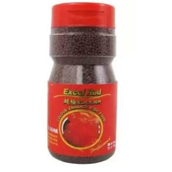 Excel red Color Enhance Fish Food (100 gm Medium- Size: 2.5 mm) Excel red Color Enhance Fish Food (100 gm Medium- Size: 2.5 mm)